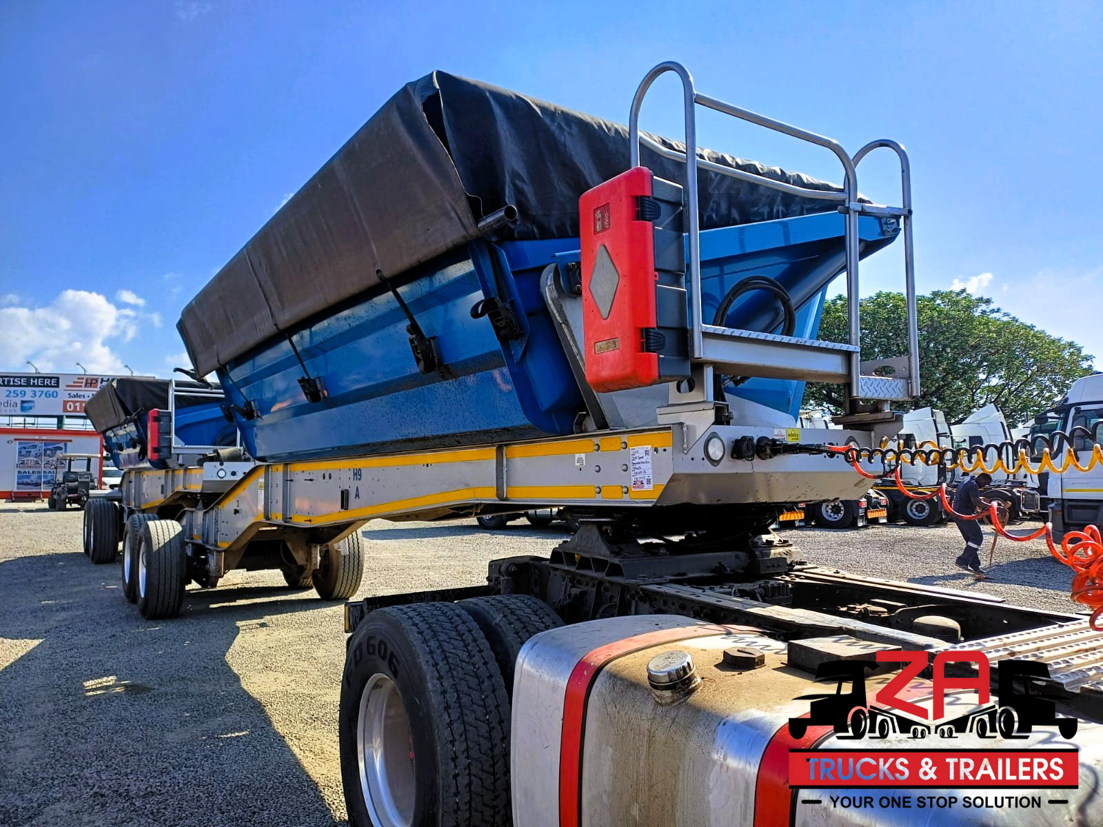 2023 LEADER 20 CUBE SIDE TIPPER TRAILER #53341